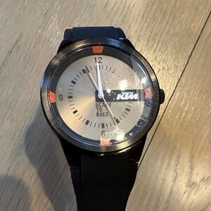 KTM Black and Silver Men's Watch
